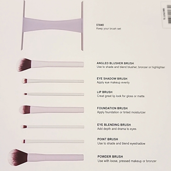 ❤️‍🔥HP❤️‍🔥Magic magnet 8 piece brush set with stand - Picture 2 of 3